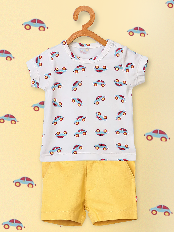 Organic Cotton T-Shirt & Shorts Set